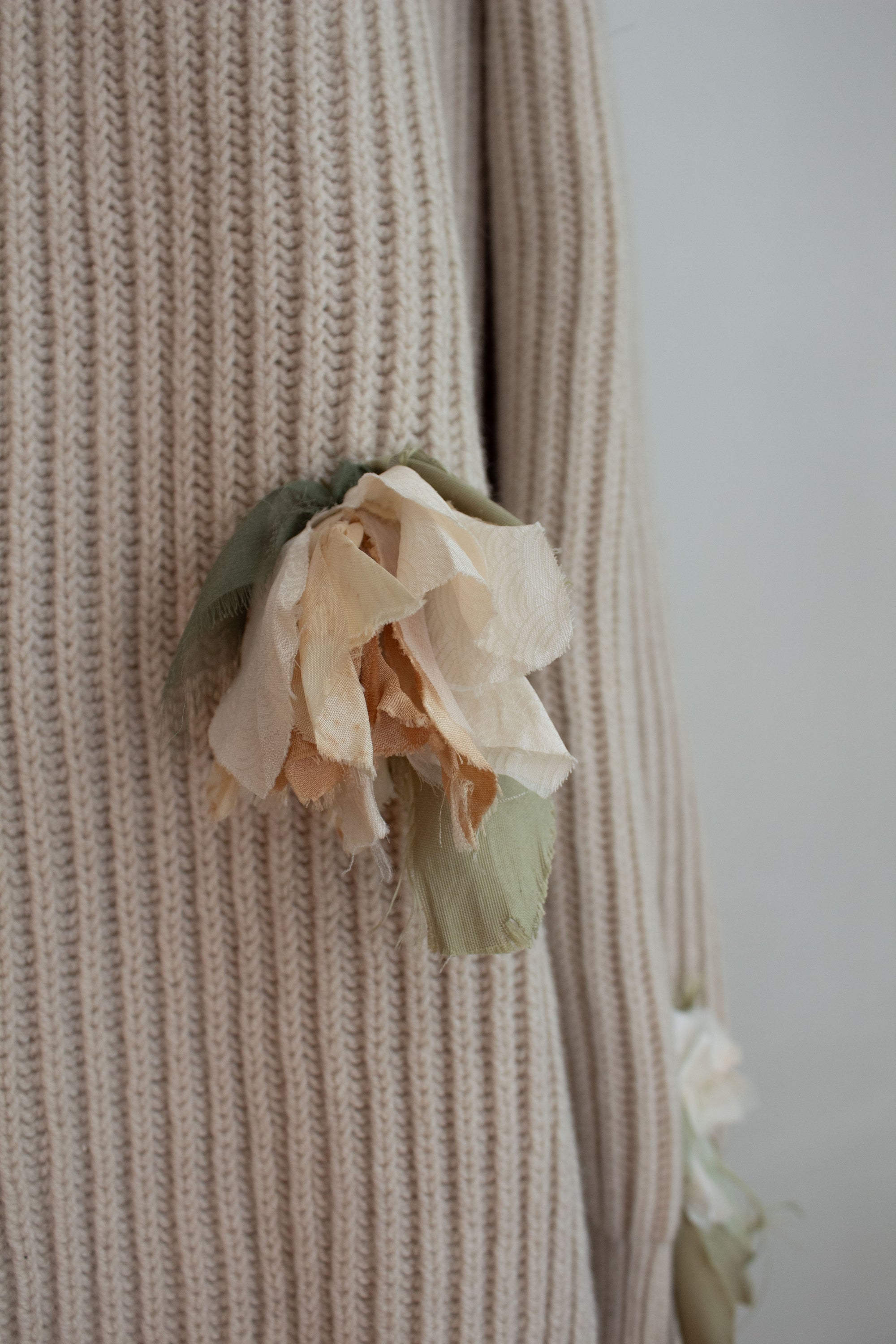 N° 64 fisherman garden sweater 1 - ishi stone
