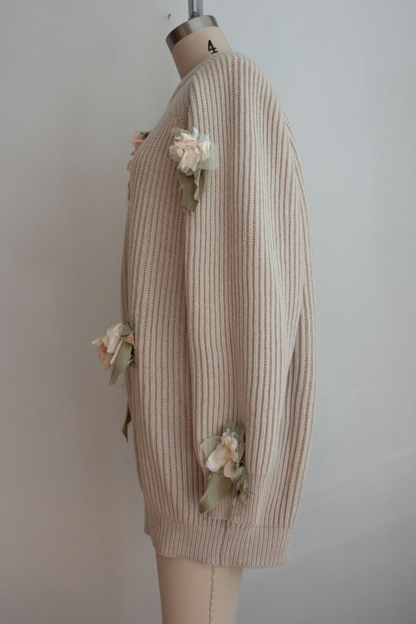 N° 64 fisherman garden sweater 1 - ishi stone
