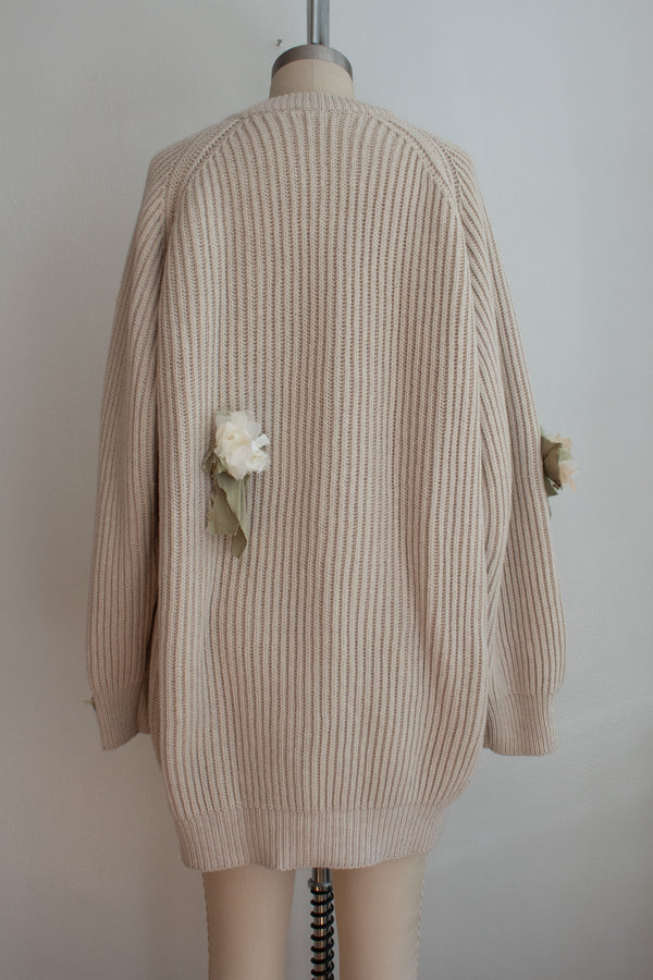 N° 64 fisherman garden sweater 1 - ishi stone