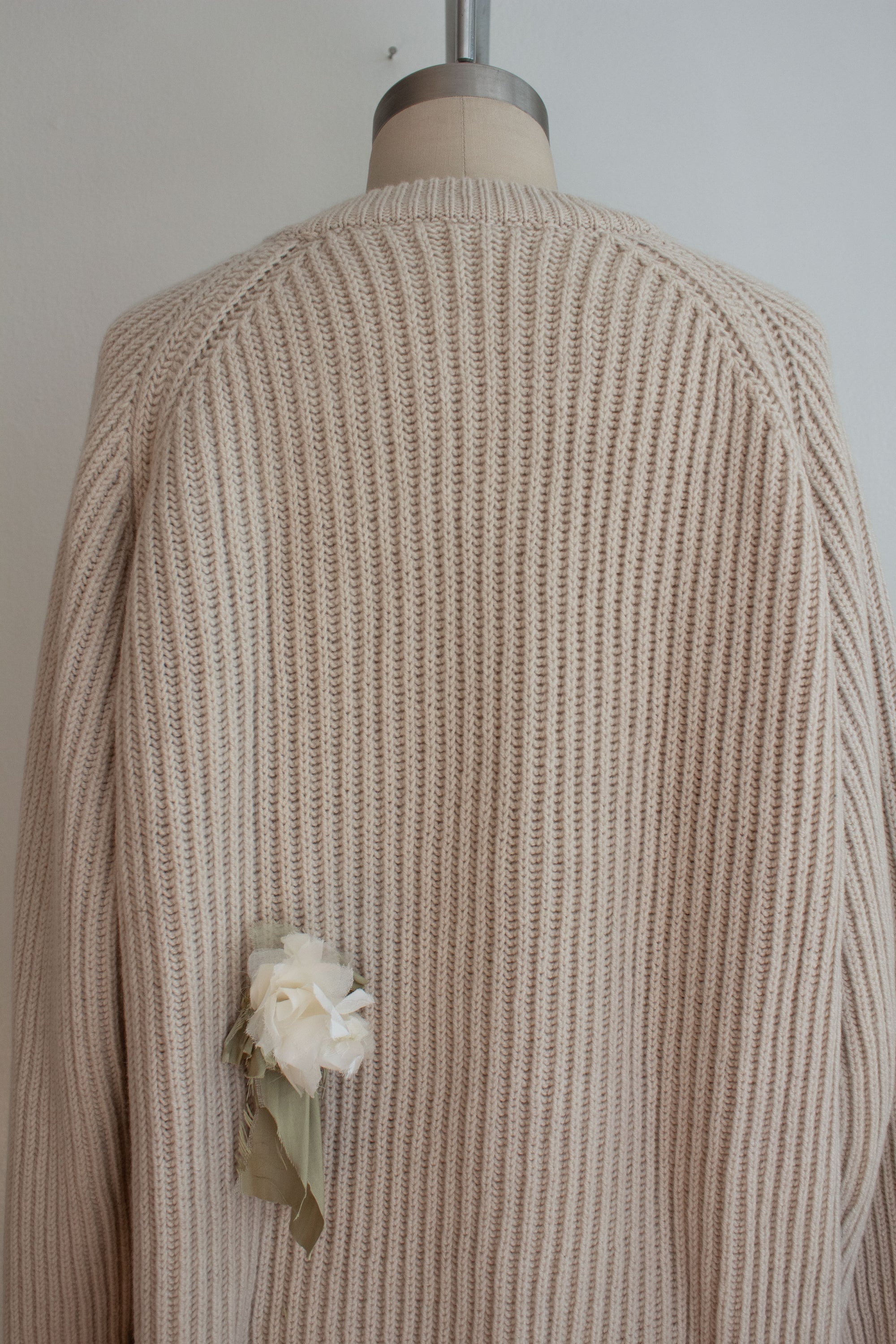 N° 64 fisherman garden sweater 1 - ishi stone