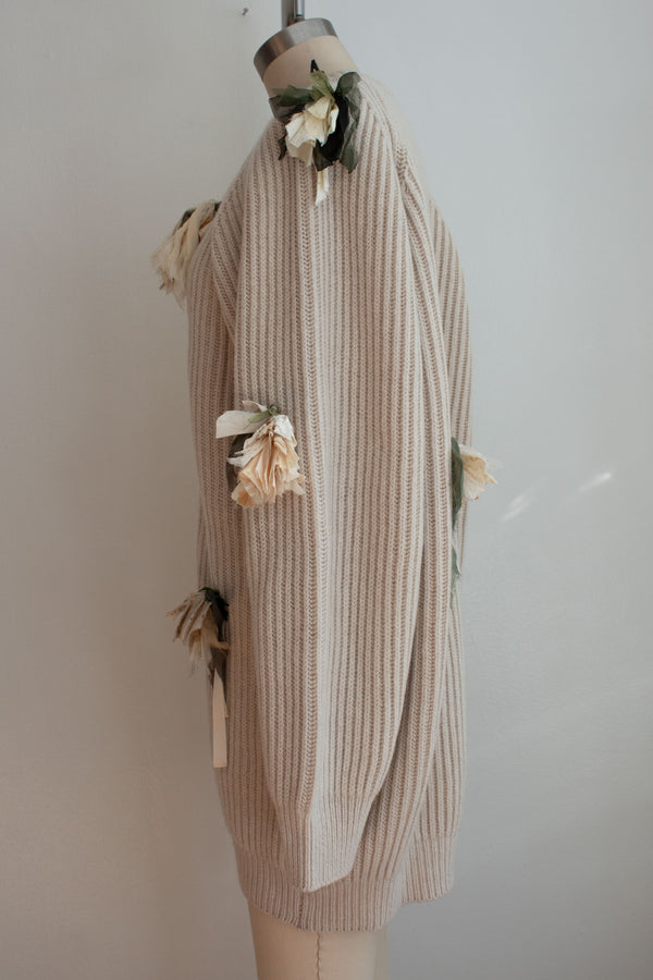 N° 64 fisherman garden sweater 3 - ishi stone