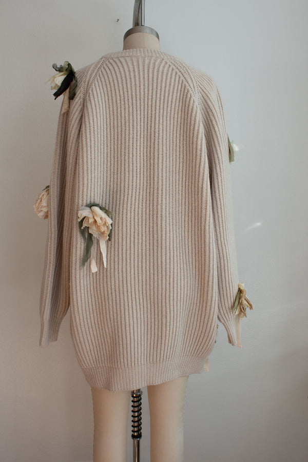 N° 64 fisherman garden sweater 3 - ishi stone