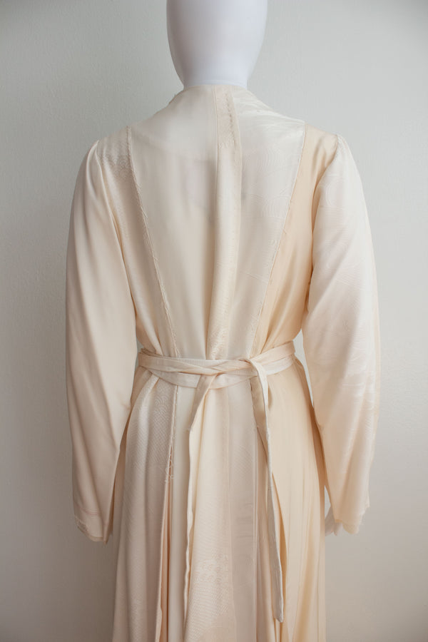 N° 106 irregular hand-stitched kimono wrap dress