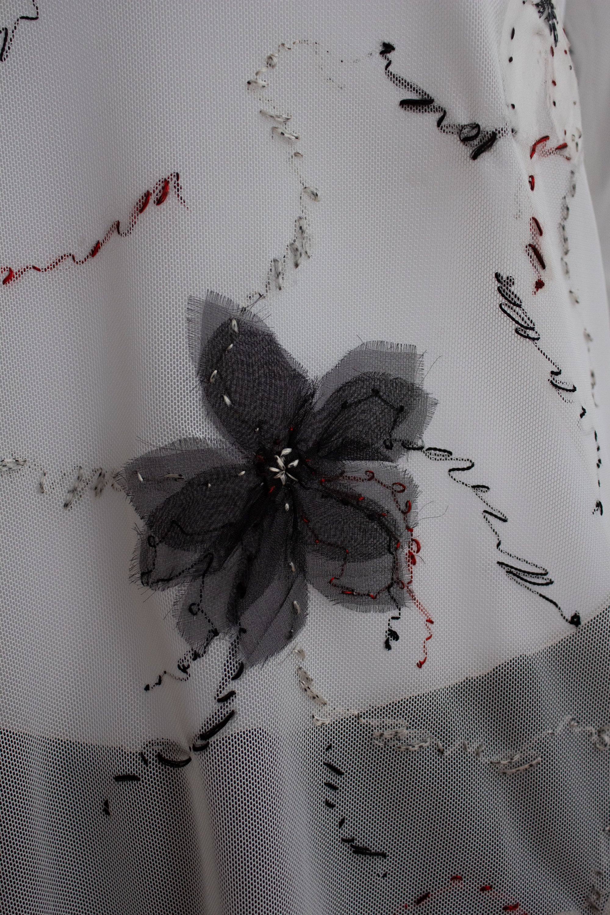 N° 73 constellation flowers long sleeve -  yuki white