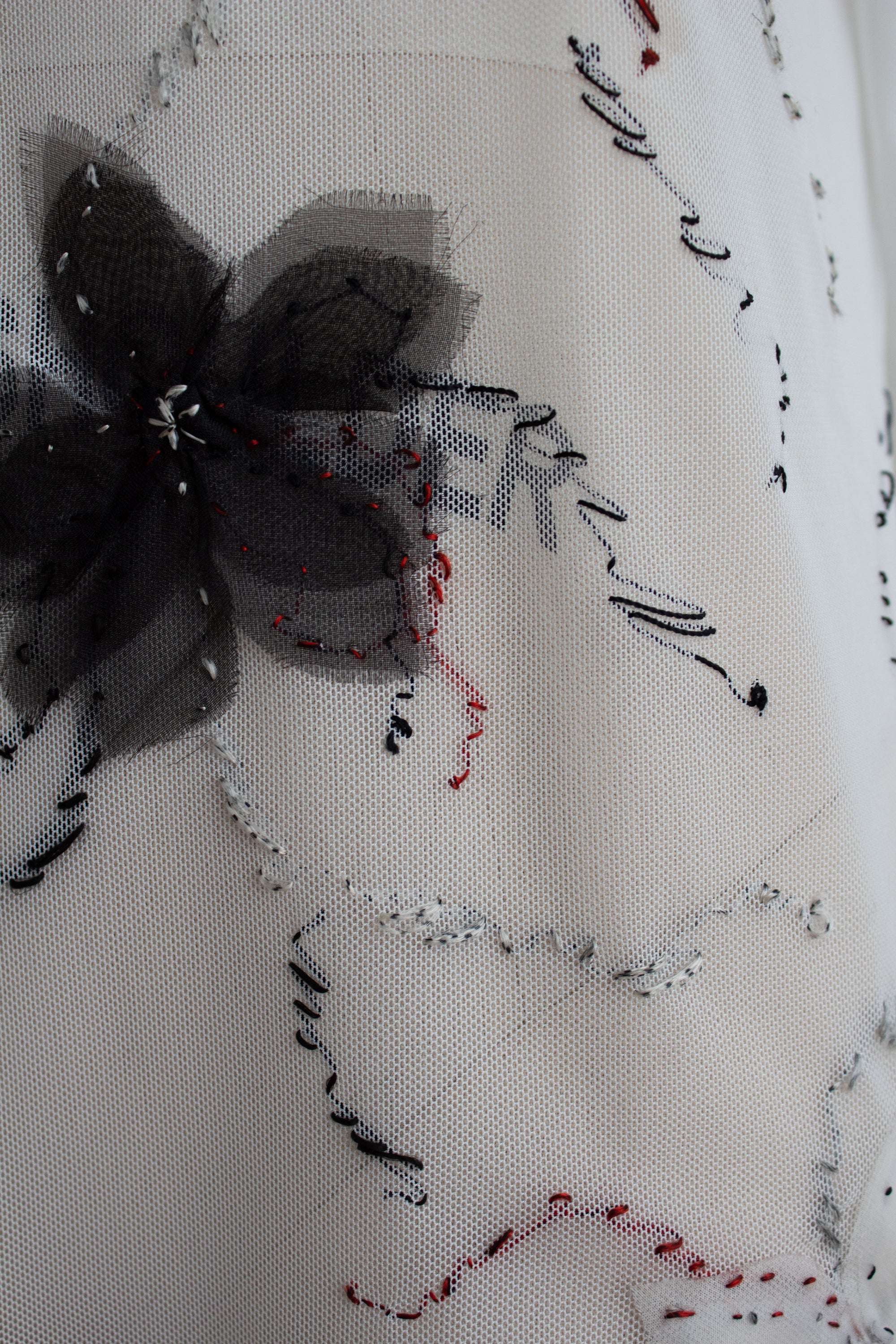 N° 73 constellation flowers long sleeve -  yuki white