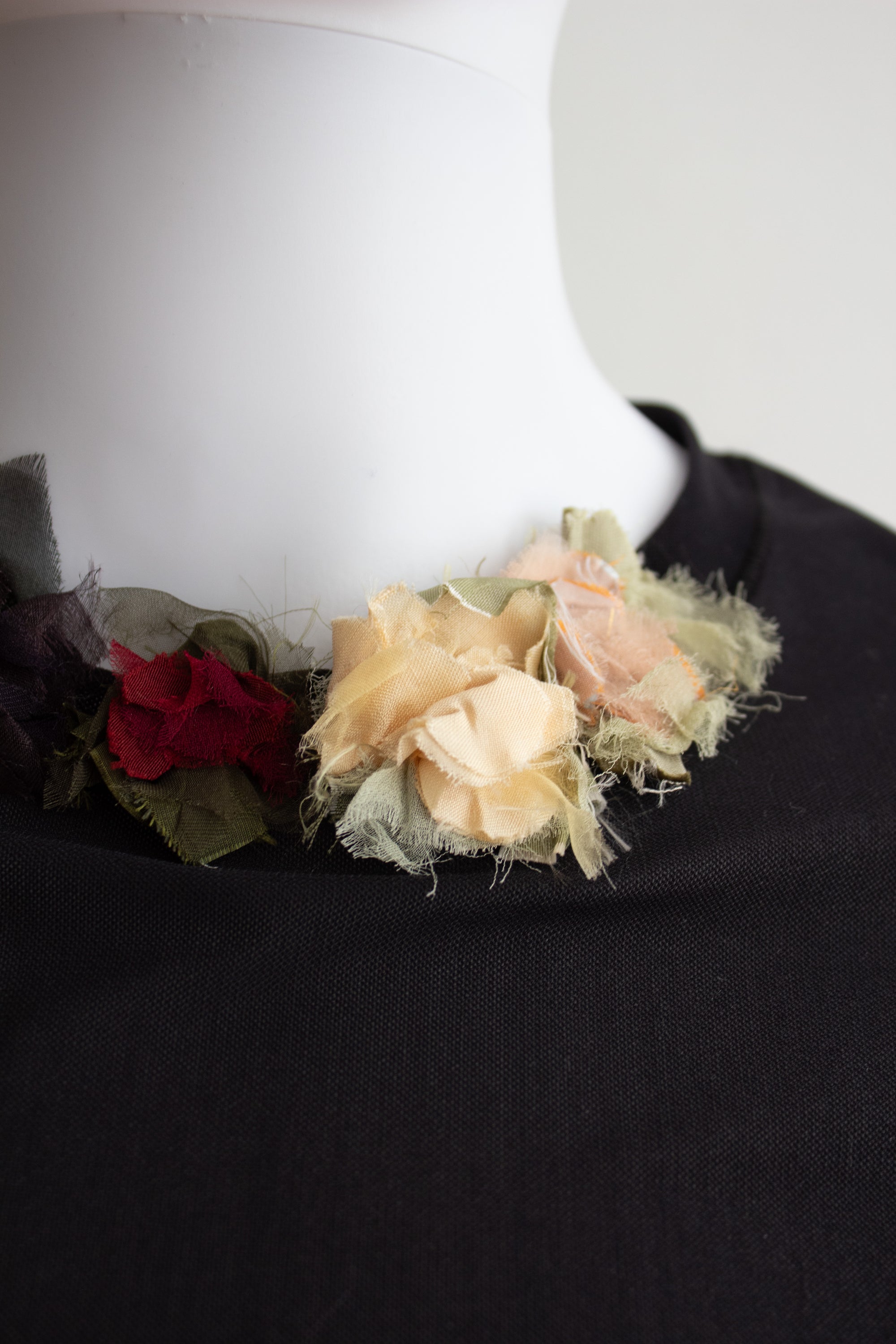 N° 72 crushed blooms fitted long sleeve