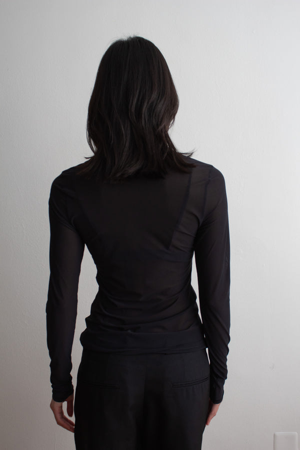 N° 72 crushed blooms fitted long sleeve