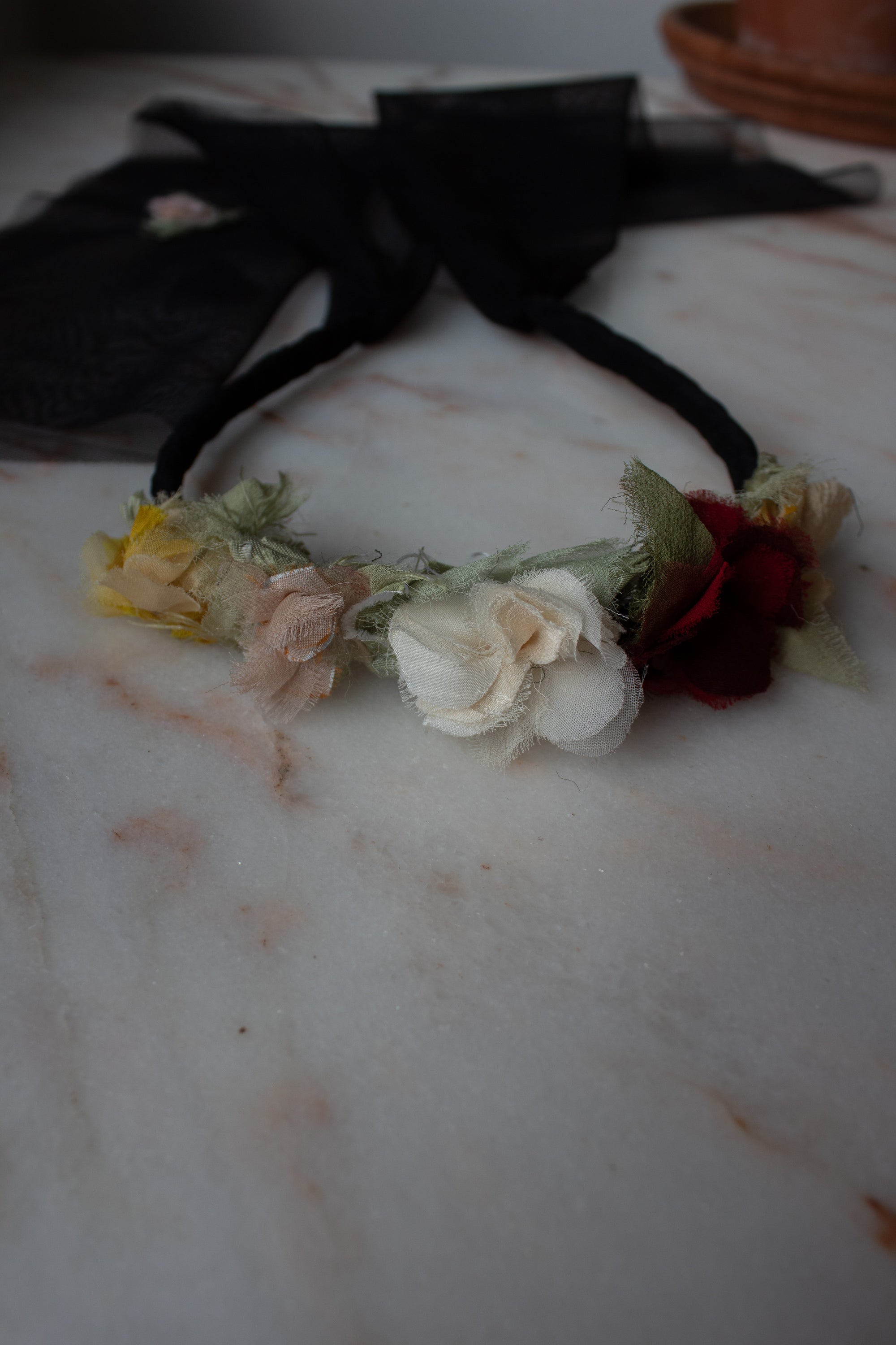 N° 91 crushed blooms headscarf- multi