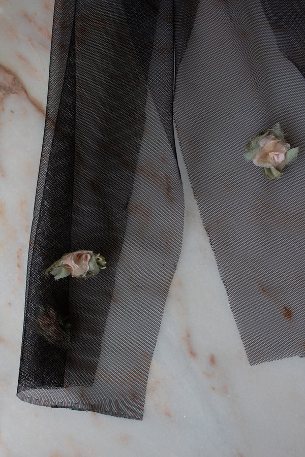N° 91 crushed blooms headscarf- ame pink